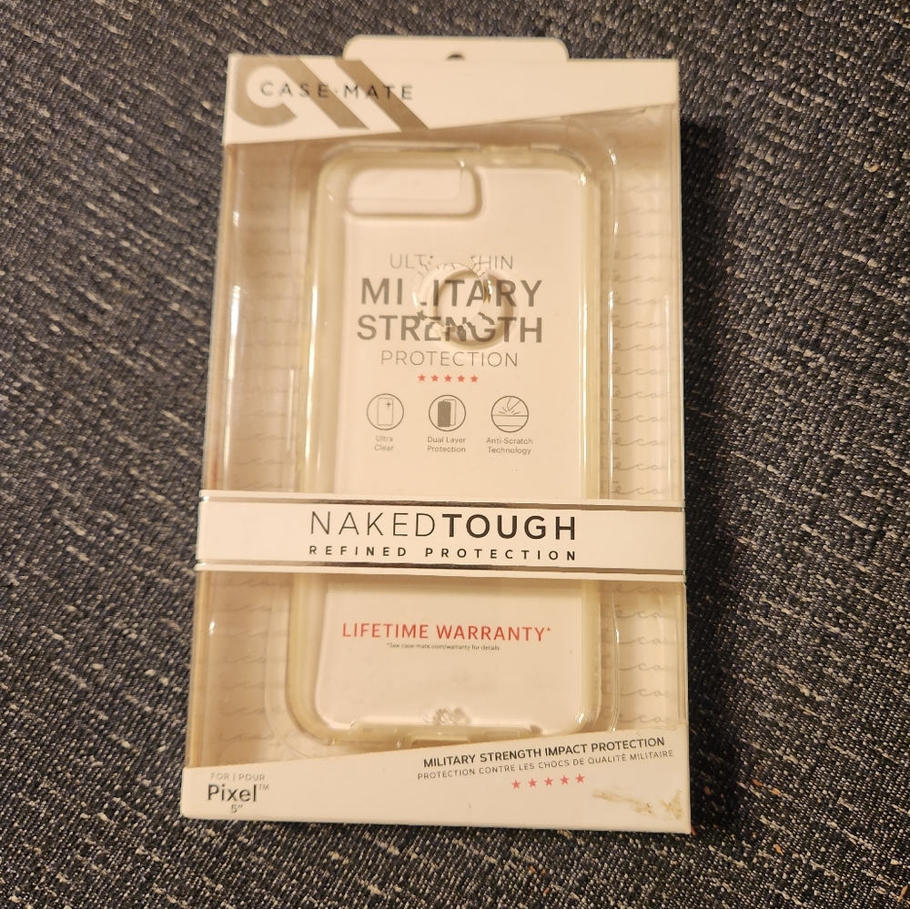 CaseMate Naked Tough Case for Google Pixel 5 - Clear